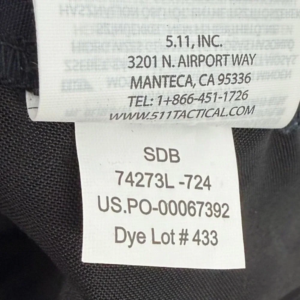 5.11 Tactical Mens Size 50 Taclite Pro Cargo Pants Unhemmed Blue Ripstop NEW